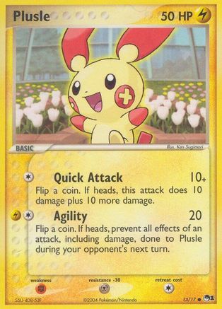 Plusle (013/017) - PS1  - Common