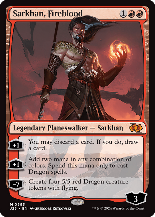 Sarkhan, Fireblood (J25-593) - mythic