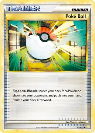 Poke Ball (095/123) - HS  - Uncommon - Reverse Holofoil