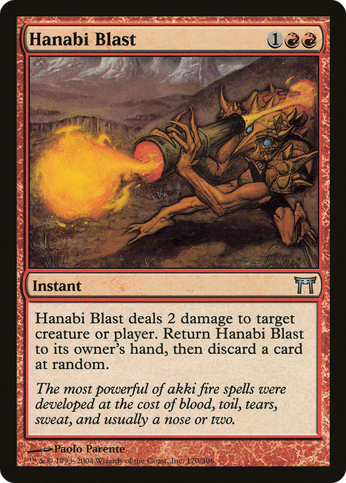 Hanabi Blast (CHK-170) - uncommon