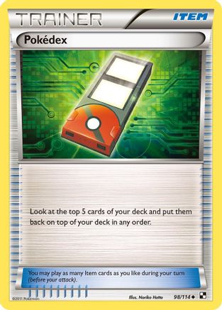 Pokedex (098) - BAW  - Uncommon - Reverse Holofoil