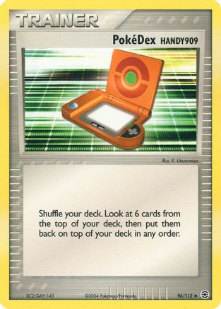 PokeDex (HANDY909) (096) - FL  - Uncommon - Reverse Holofoil