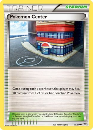 Pokemon Center (090/99) - ND  - Uncommon - Reverse Holofoil