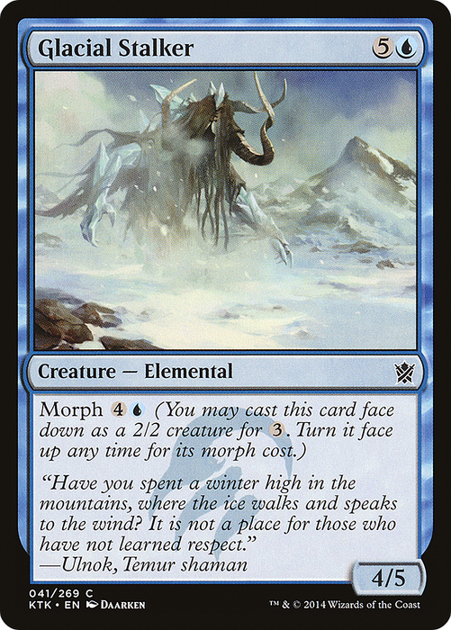 Glacial Stalker (KTK-041) - common - Foil