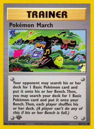 Pokemon March (102/111) - NG  - Common - Unlimited