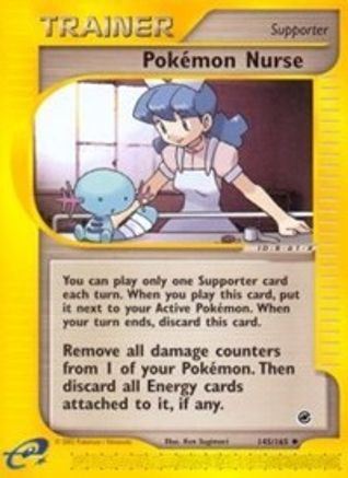 Pokemon Nurse (145/165) - E  - Uncommon