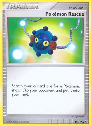 Pokemon Rescue (115) - P  - Uncommon - Reverse Holofoil