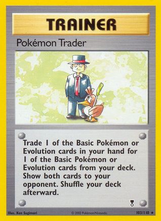Pokemon Trader (103/110) - LC  - Rare - Reverse Holofoil