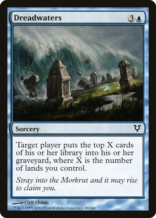 Dreadwaters (AVR-049) - common - Foil