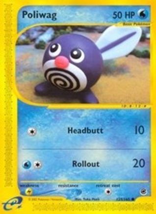 Poliwag (125) - E  - Common - Reverse Holofoil