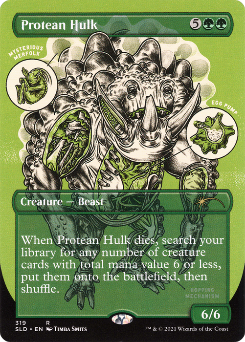 Protean Hulk (SLD-319) - rare (Borderless)