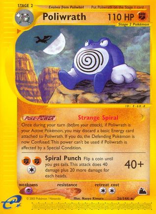 Poliwrath (26) (026) - S  - Rare - Reverse Holofoil