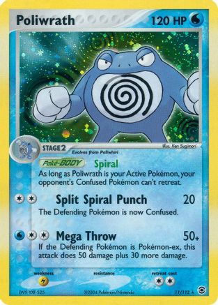 Poliwrath (011) - FL  - Holo Rare - Holofoil