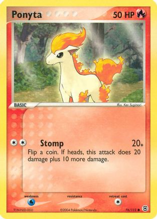 Ponyta (076/112) - FL  - Common