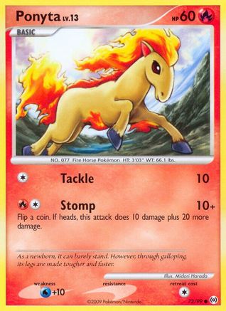 Ponyta (72) (072) - A  - Common