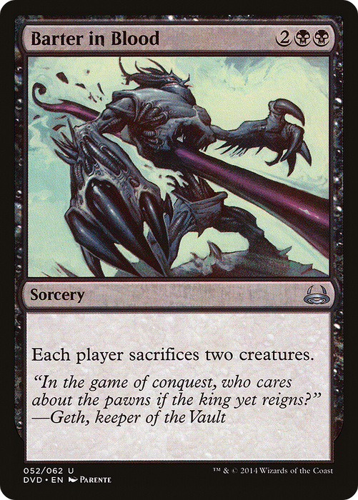 Barter in Blood (DD3-052) - uncommon