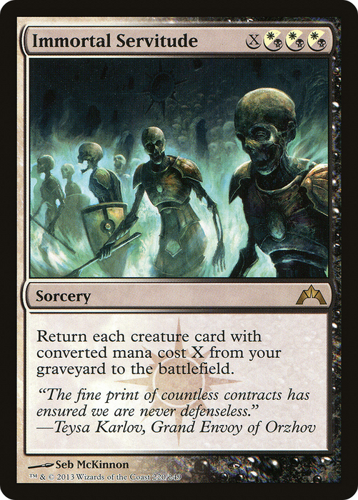 Immortal Servitude (GTC-220) - rare