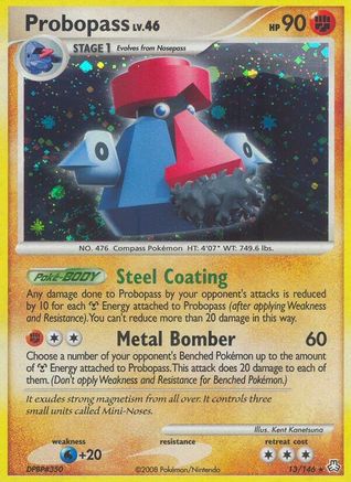 Probopass (013) - LA  - Holo Rare - Reverse Holofoil
