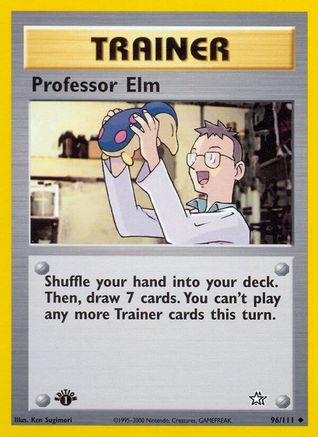 Professor Elm (096/111) - NG  - Uncommon - 1st Edition