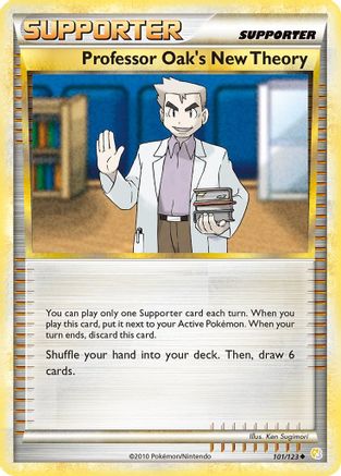 Professor Oak's New Theory (101/123) - HS  - Uncommon