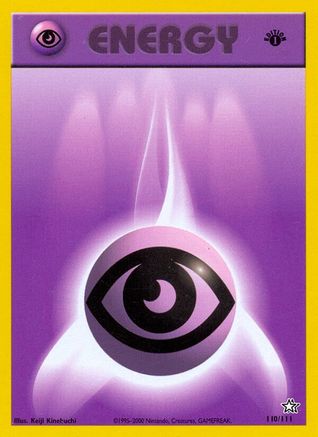 Psychic Energy (110/111) - NG  - Common - 1st Edition