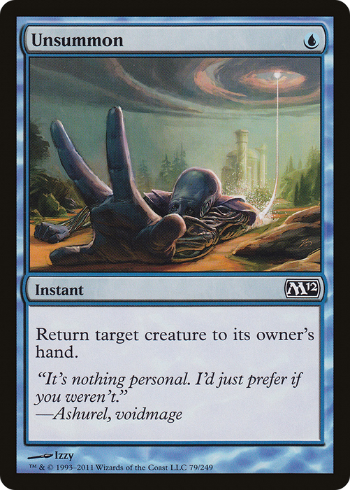Unsummon (M12-079) - common - Foil