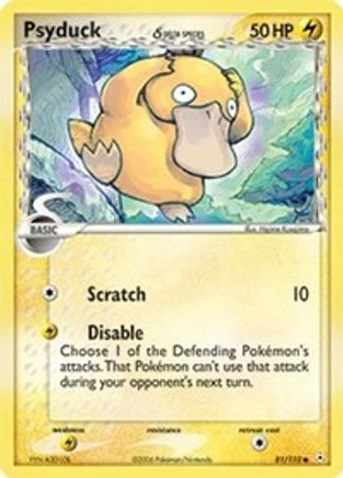 Psyduck (Delta Species) (081/110) - HP  - Common - Reverse Holofoil