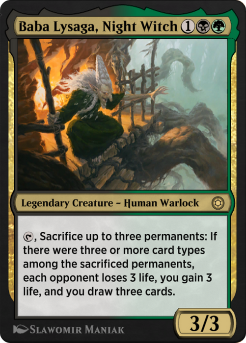 Baba Lysaga, Night Witch (HBG-232) - rare