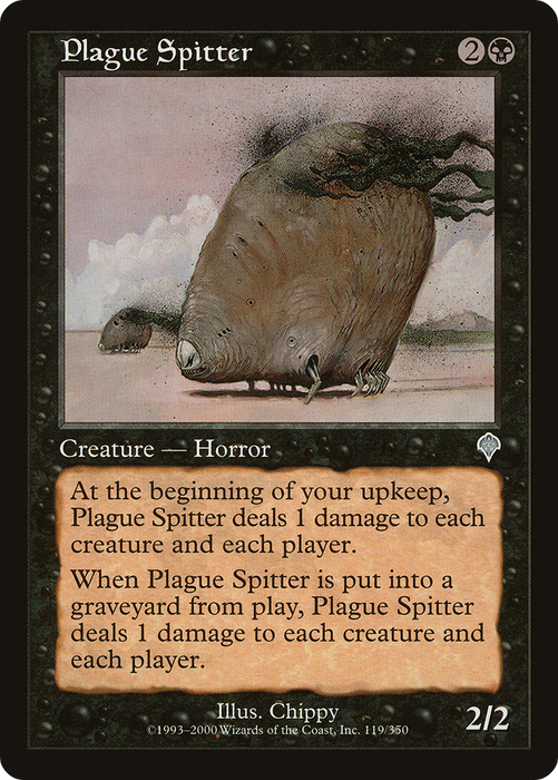 Plague Spitter (INV-119) - uncommon - Foil