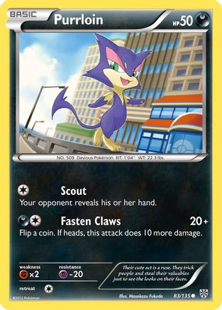 Purrloin (83) (083) - PS  - Common - Reverse Holofoil