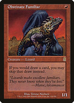 Obstinate Familiar (ODY-210) - rare - Foil