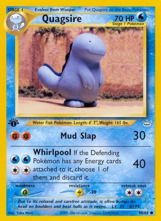Quagsire (048/64) - NR  - Common - 1st Edition