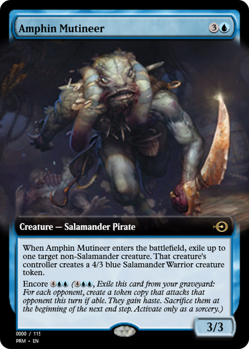 Amphin Mutineer (PRM-86044) - rare - Foil