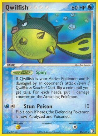 Qwilfish (027) - TRR  - Rare