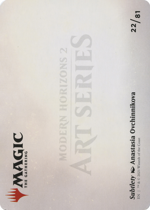 Subtlety // Subtlety (AMH2-022) - common (Borderless) - Foil