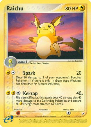 Raichu (013) - TMVTA  - Rare