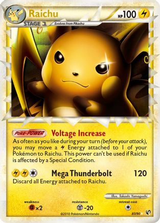 Raichu (Prime) (083) - U  - Ultra Rare - Holofoil