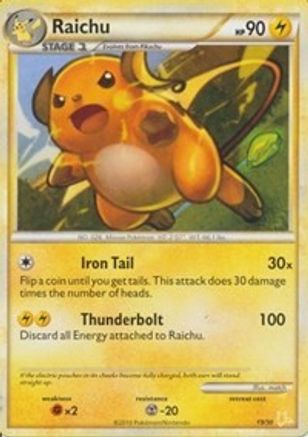 Raichu (#19 Non (019) - HTKGR  - Common