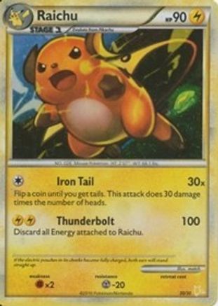 Raichu (#30 Holo) (030) - HTKGR  - Common - Holofoil