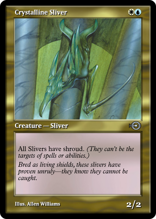 Crystalline Sliver (PRM-36070) - uncommon - Foil