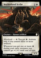 Brotherhood Scribe (PIP-893) - rare: (Extended Art) - Foil