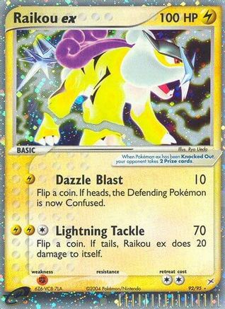 Raikou ex (092) - TMVTA  - Ultra Rare - Holofoil