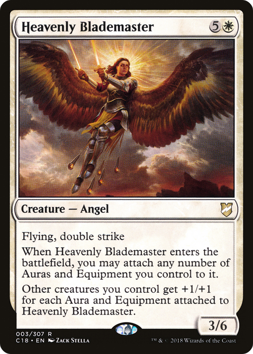 Heavenly Blademaster (C18-003) - rare