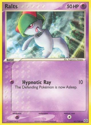 Ralts (061) - E  - Common - Reverse Holofoil