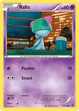 Ralts (055) - ND  - Common - Reverse Holofoil