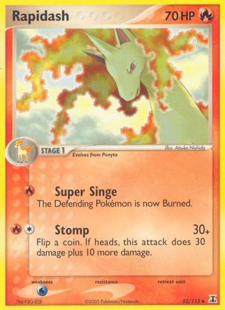 Rapidash (052/113) - DS  - Uncommon - Reverse Holofoil