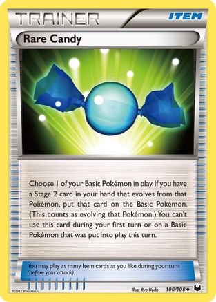 Rare Candy (100/108) - DE  - Uncommon - Reverse Holofoil