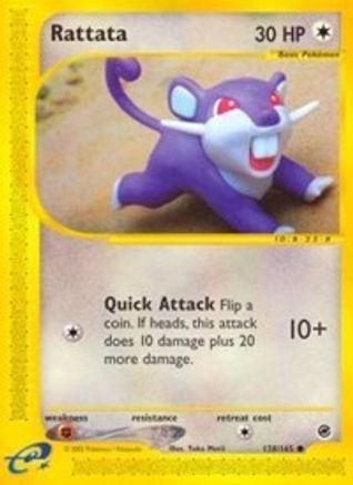 Rattata (128/165) - E  - Common - Reverse Holofoil