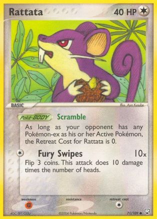 Rattata (071/109) - TRR  - Common - Reverse Holofoil