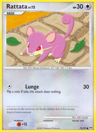 Rattata (073) - A  - Common - Reverse Holofoil